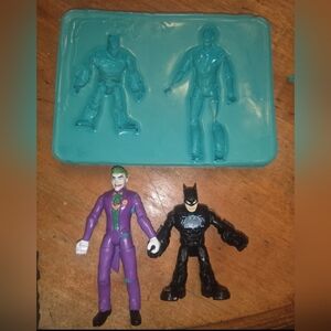 Batman & Joker Baking / Fondant Mold Food Safe Formula Or Resin